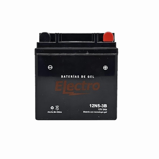 [12N53B_ELECTRO] BATERIA 12N53B ELECTRO GEL DE 12 VOLTÍOS.