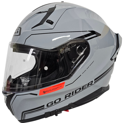 [FIBRAGOSOLNOUVE_GM] Casco Atto Go Rider (Integral cerrado)