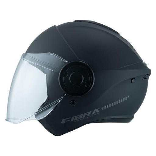 [FIBRA-ONE-BIT_S_NML] CASCO FIBRA ONE BIT ABIERTO NEGRO MATE
